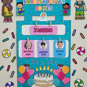 Aniversariantes do mês: doce aventura