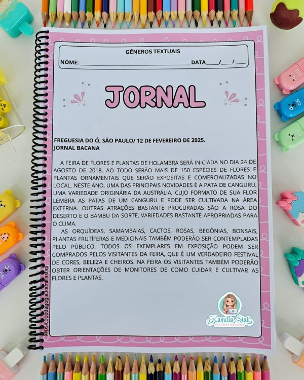 Apostila de gêneros textuais com interpretação - Imagem 8