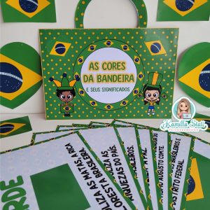 As cores da bandeira