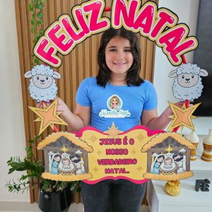 Bambolê para foto Natal Cristão