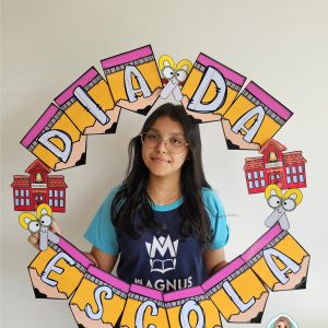 Bambolê para foto: dia da escola