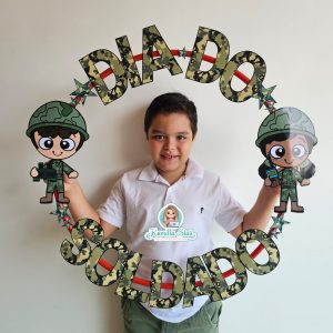 Bambolê para foto dia do soldado