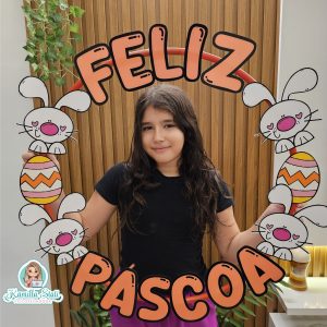 Bambolê para foto: dia da páscoa coelho
