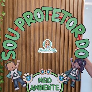 Bambolê para foto: protetor do meio ambiente