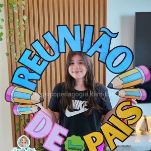 Bambolê para foto: reunião de pais