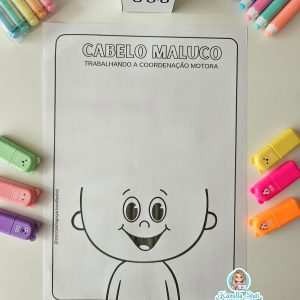 Cabelo maluco: coordenação motora