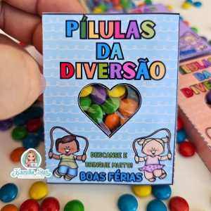 Caixinhas pílulas da diversão
