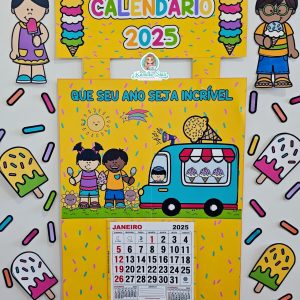Calendário 2025 doce aventura