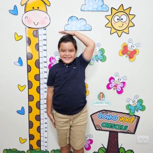Cantinho do crescimento: girafa