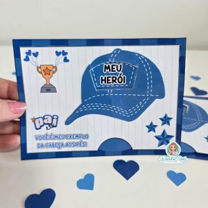 Cartão Boné do Papai – Especial Dia dos Pais