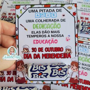 Cartãozinho dia da merendeira