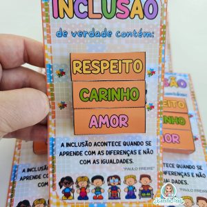 Cartão interativo inclusão