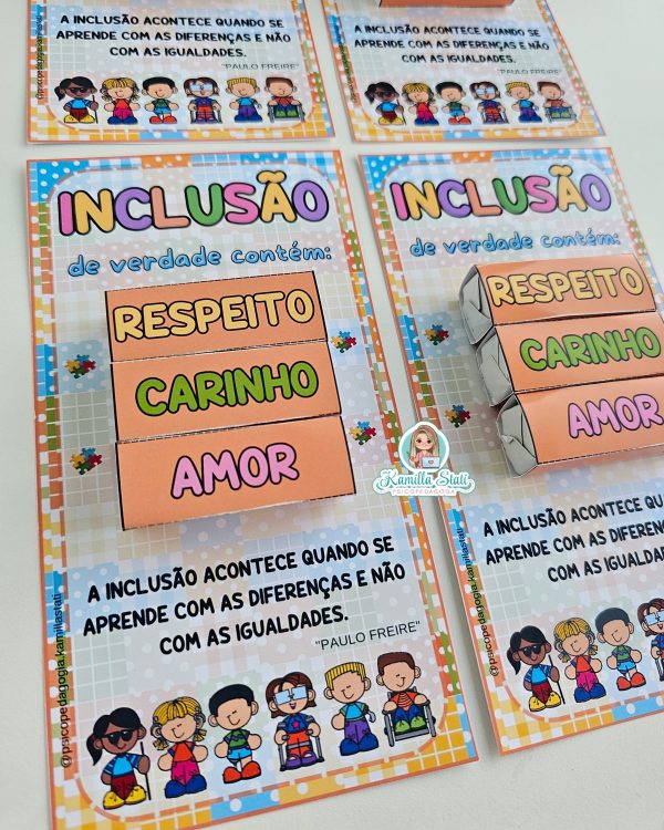 Cartão interativo inclusão - Imagem 2