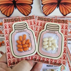 Cartõezinhos fevereiro laranja