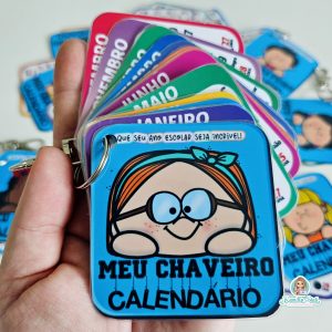 Chaveiro calendário 2025