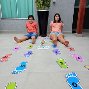 Circuito numérico com os pés