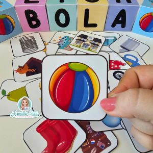 Dados das letras: formando palavras