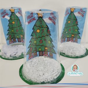 Globo de neve natalino