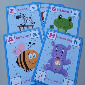 Alfabeto de parede animais