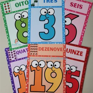 Números de parede animado