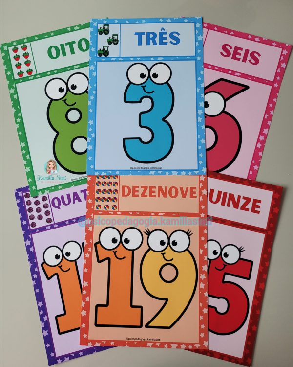 Kit alfabeto e números de parede animado - Imagem 3