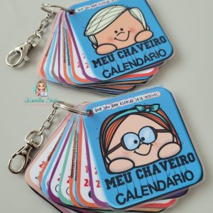 Chaveiro calendário 2023