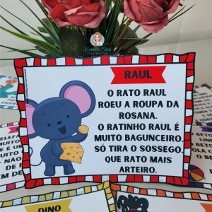 Fichas de leitura: rimas