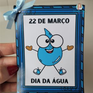 Mini livrinho interativo: dia da água