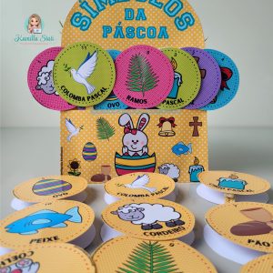 Luva: símbolos da páscoa