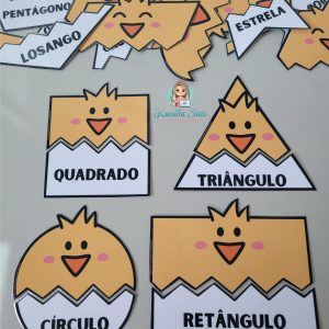 Quebra-cabeça das formas divertidas