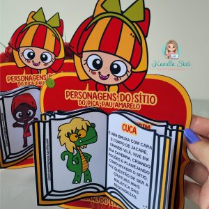 Livrinho interativo: personagens do sítio