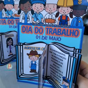 Livrinho interativo: dia do trabalho