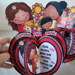 Livrinho interativo: poeminha para mamãe