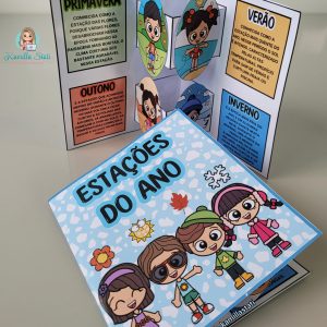 Cartão 3D: quatro estações