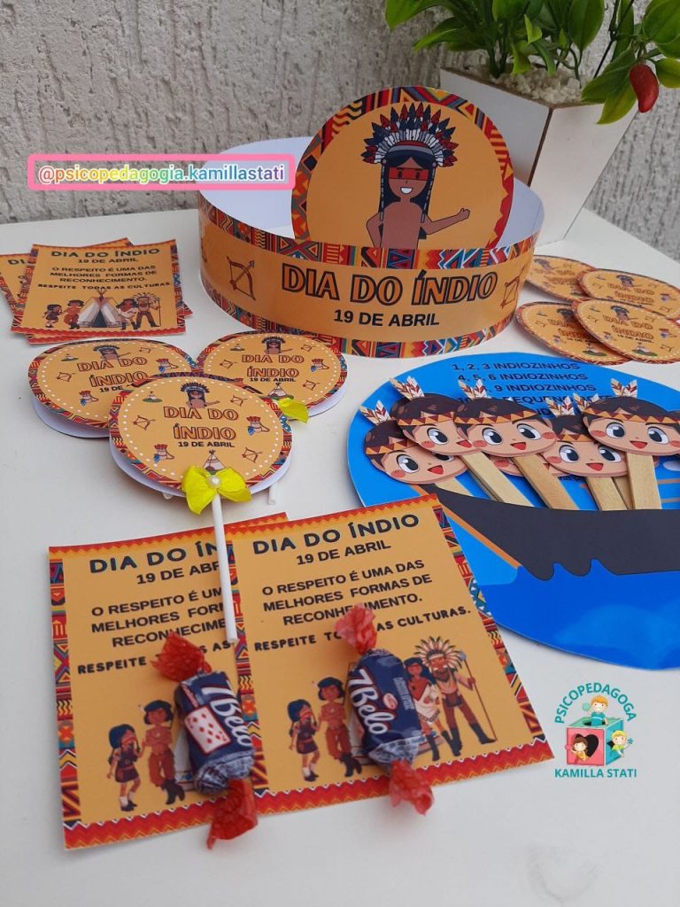 Kit dia do índio 1 - Oficina de Materiais Pedagógicos