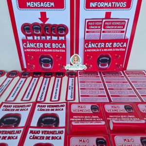 Kit Maio Vermelho: câncer de boca