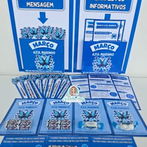 Kit março azul marinho