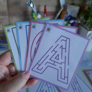Labirinto numérico e alfabético