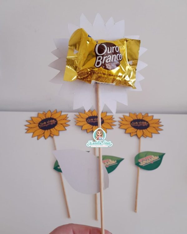 Lembrancinha Setembro Amarelo: girassol - Imagem 3
