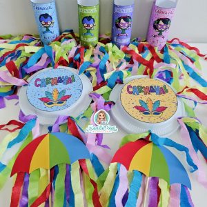 Lembrancinhas de carnaval com crepom
