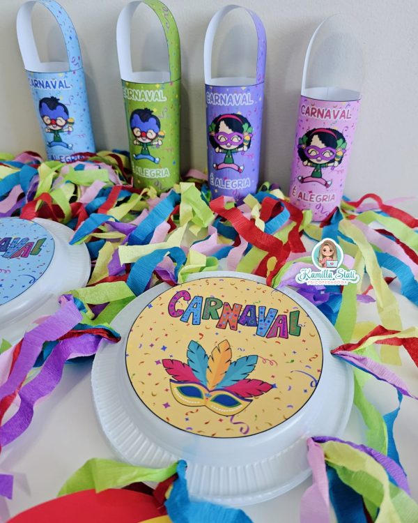 Lembrancinhas de carnaval com crepom - Imagem 4