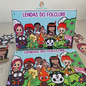 Livro 3D lendas do folclore