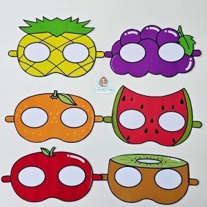 Máscaras das frutas