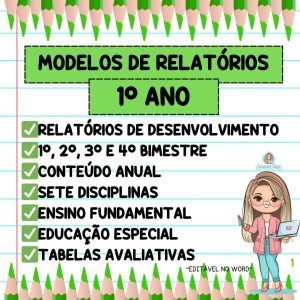 Modelos de relatórios 1°ano