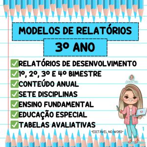 Modelos de relatórios 3º ano