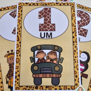 Números de parede Safari