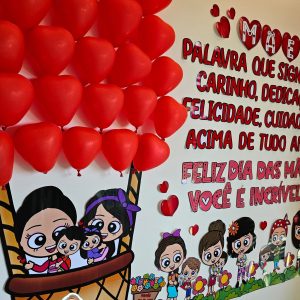 Painel balão dia das mães