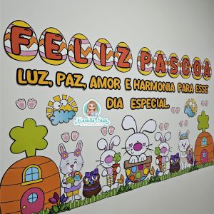 Painel dia da Páscoa Coelho