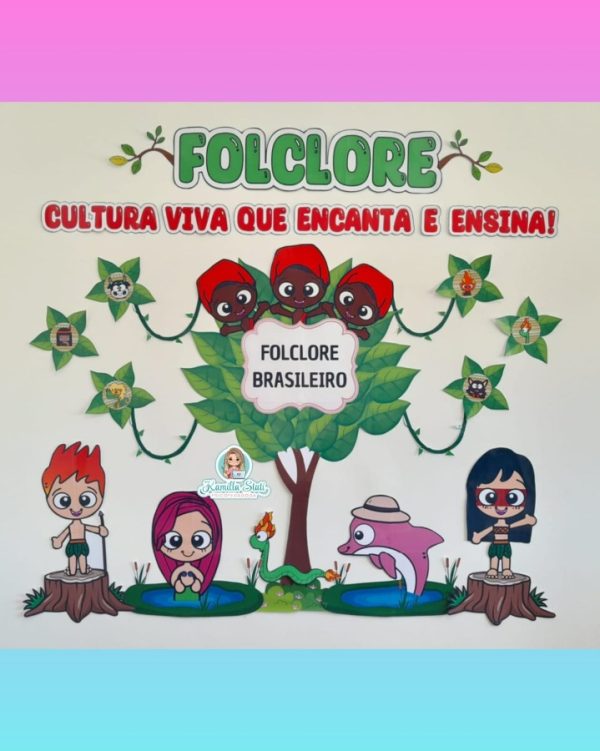 ️Painel Folclore árvore