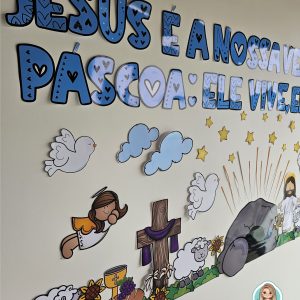 Painel de Páscoa cristã
